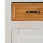 Balcão De Madeira Lavado E Cera 1 Porta 4 Gavetas | Coleção E